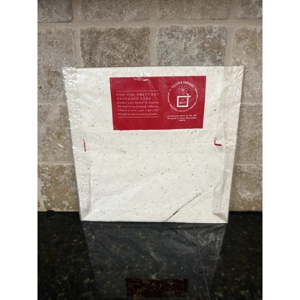 Vintage American Greeting Speckled Gift Wrap 2 Sheets Sealed‎ 20 X 29